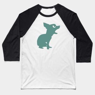 Angry Animals: Chihuahua (green) Baseball T-Shirt